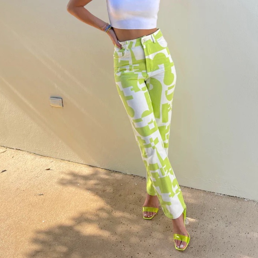 Electric Avenue Pants Lime